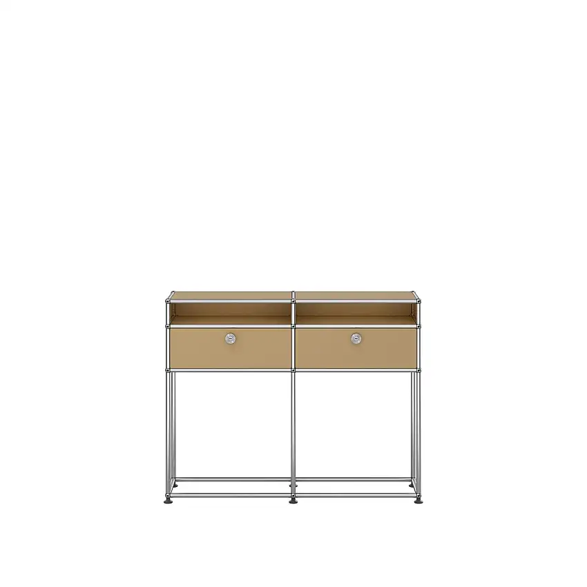USM Haller Highboard 2x3 - 2 Klappen und 2 Fächer