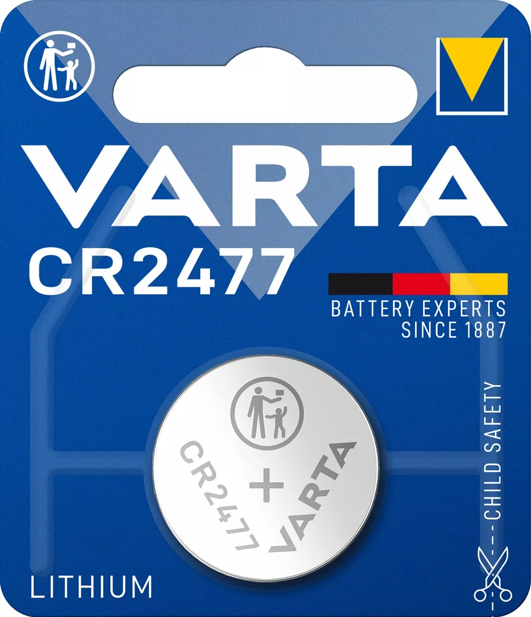 Varta Knopfzelle Lithium Coin CR2477 1er-Pack