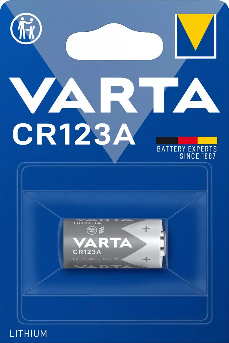 Varta Lithium Cylindrical CR123A 1er-Pack