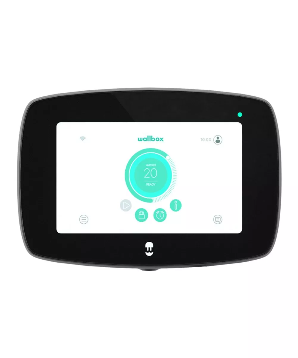 Wallbox Ladestation Commander 2 Kabel 5m Typ 2 WiFi 32A/22 kW Schwarz