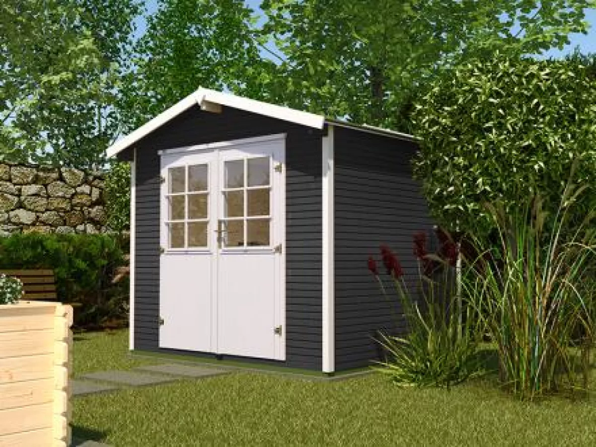 Weka Gartenhaus Gerätehaus 218 Gr.3, 301x235 cm wekaLine anthrazit
