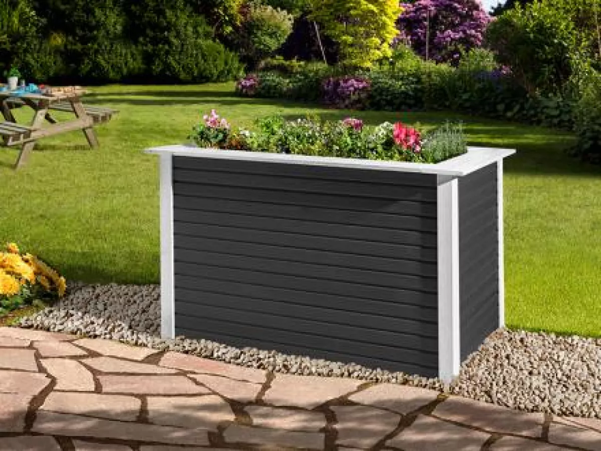 Weka Profi-Hochbeet Fühbeet Blumenbeet Gartenbeet wekaLine antrazit