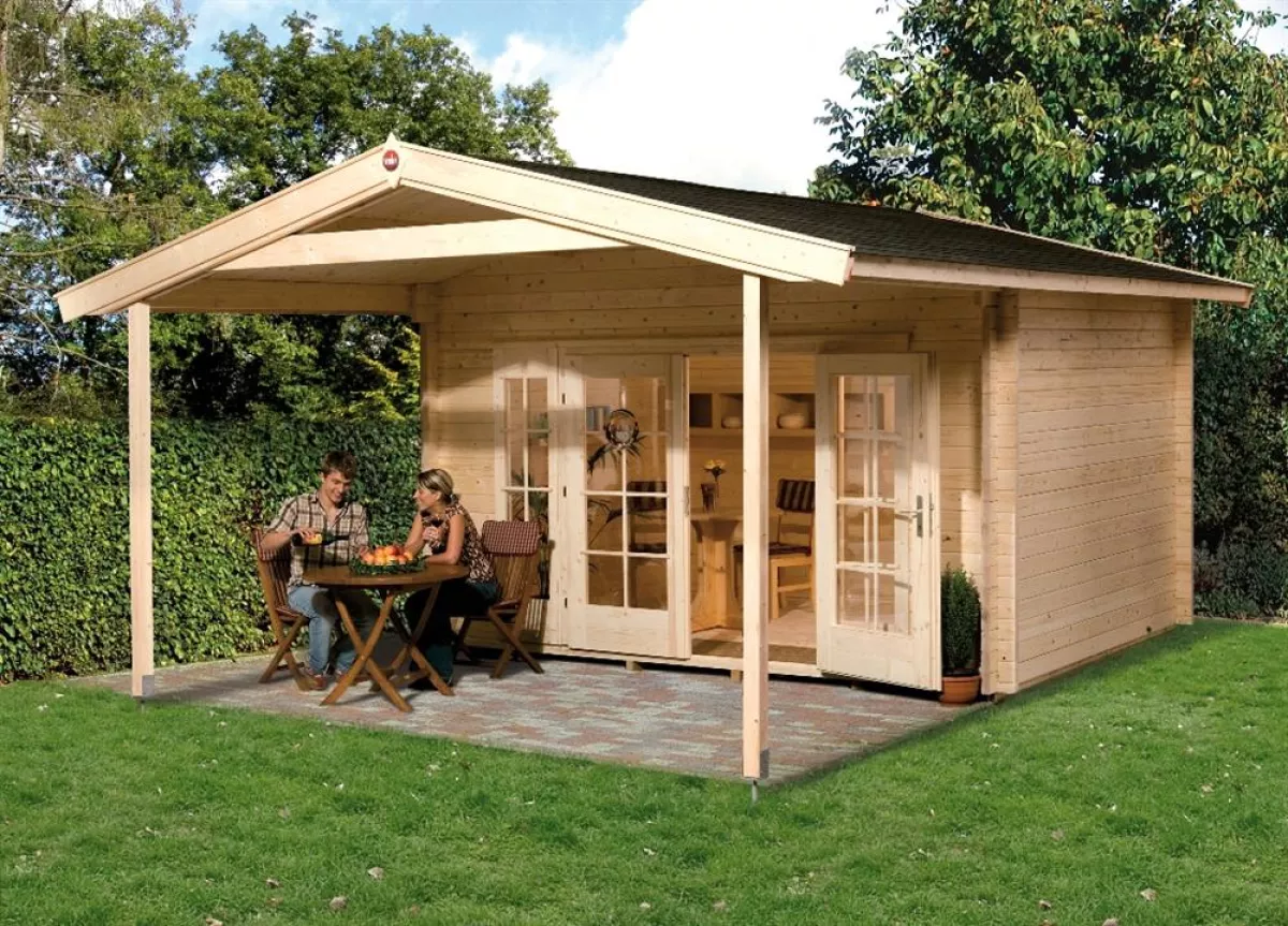 Weka Weekendhaus 137 A Gr.1, V200 380 x 500 cm