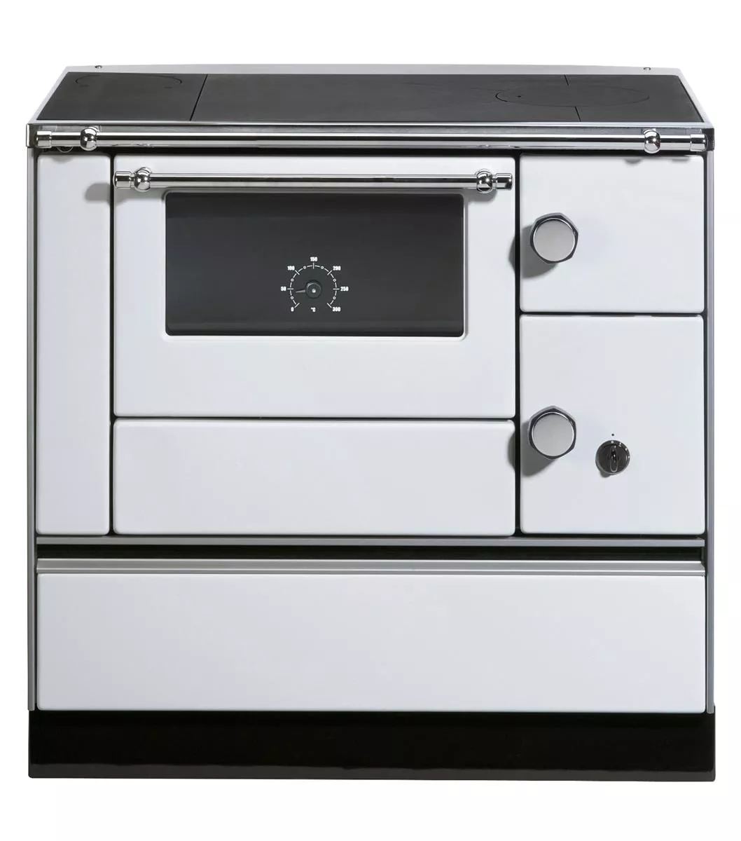 Westminster Landhausherd Küchenherd K176 A/90 weiß Links H85 x B90 x T60 cm (5 kW)