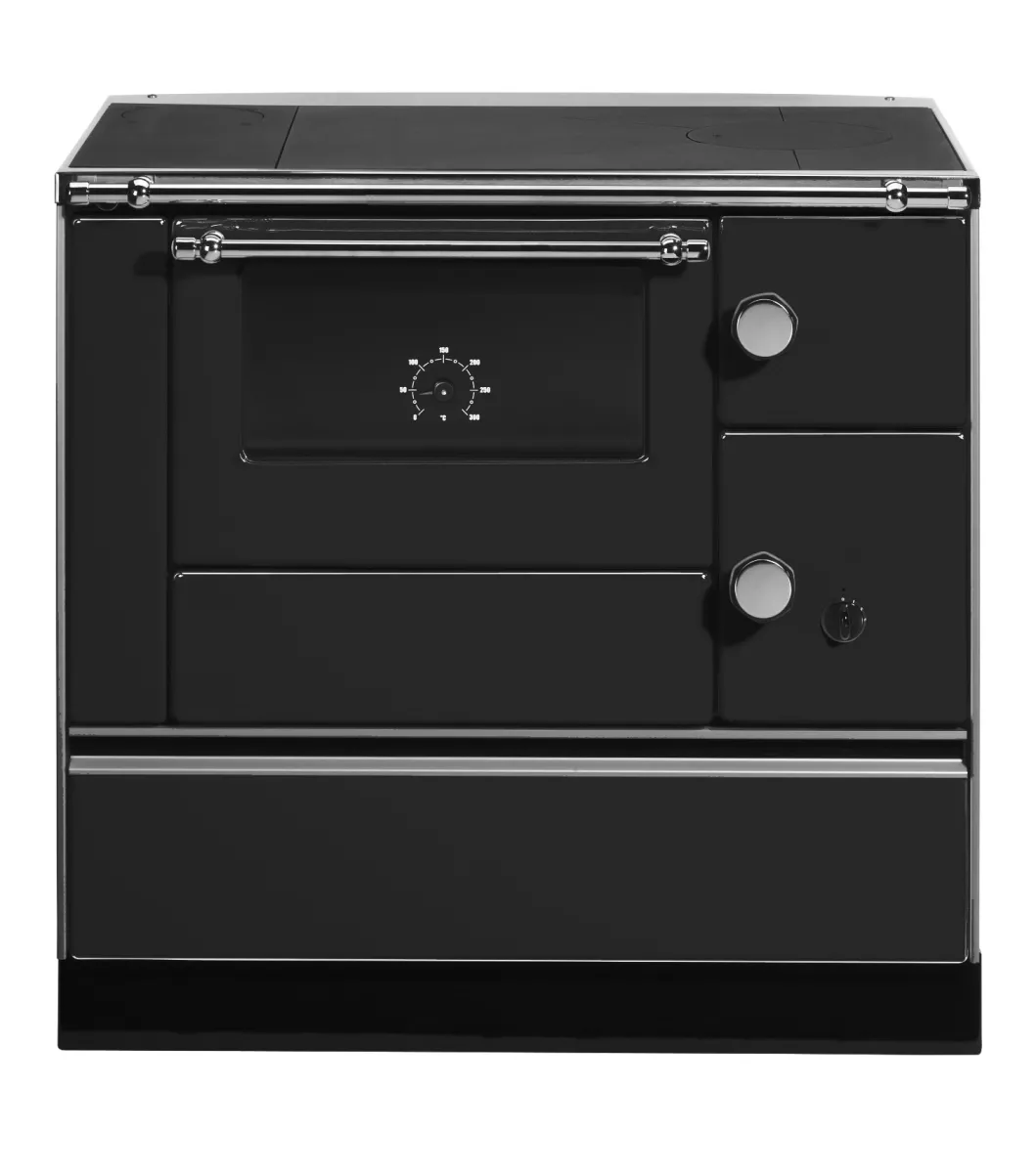 Westminster Landhausherd Küchenherd K176 A/90 schwarz links H85 x B90 x T60 cm (5 kW)