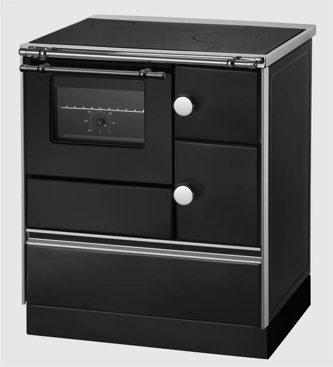 Westminster Landhausherd Küchenherd K176 A/70 schwarz links H85 x B70 x T60 cm (5 kW)