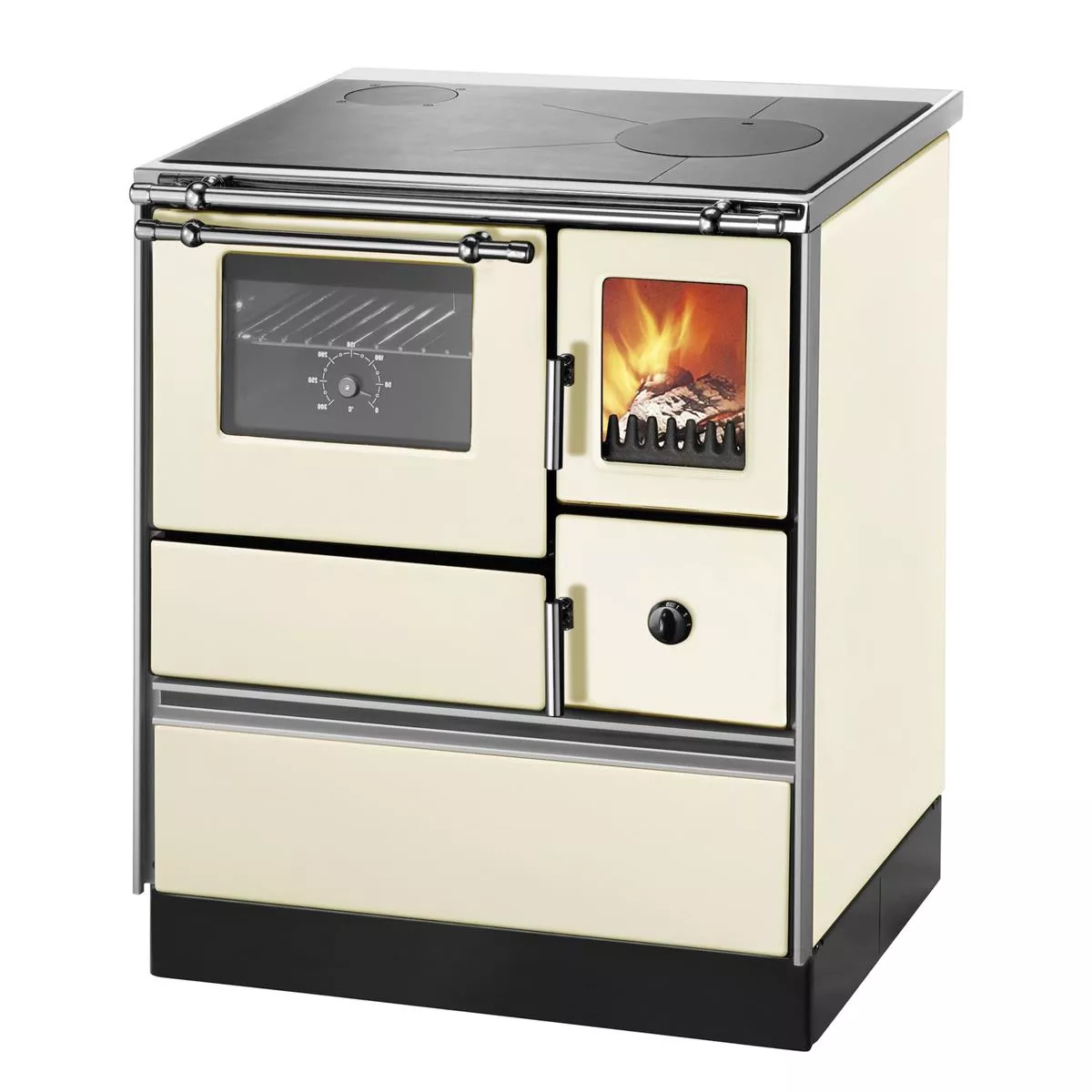 Westminster Landhausherd Ofen K176F/A-70 links Elfenbein H85 x B70 x T60 cm (5 kW)