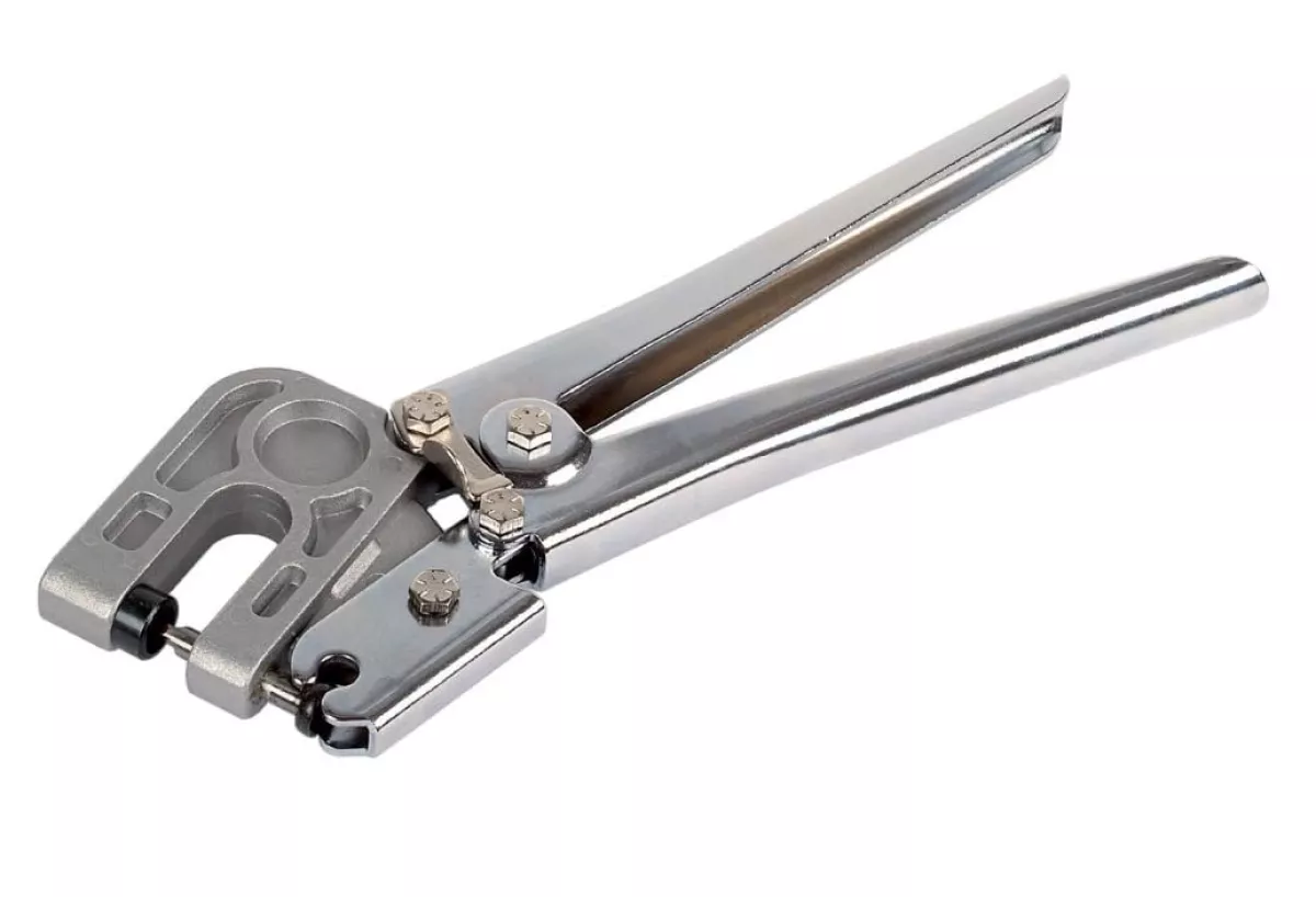 Wolfcraft Profil-Verbindungszange Einhand Crimpzange für Metallprofile im Trockenbau