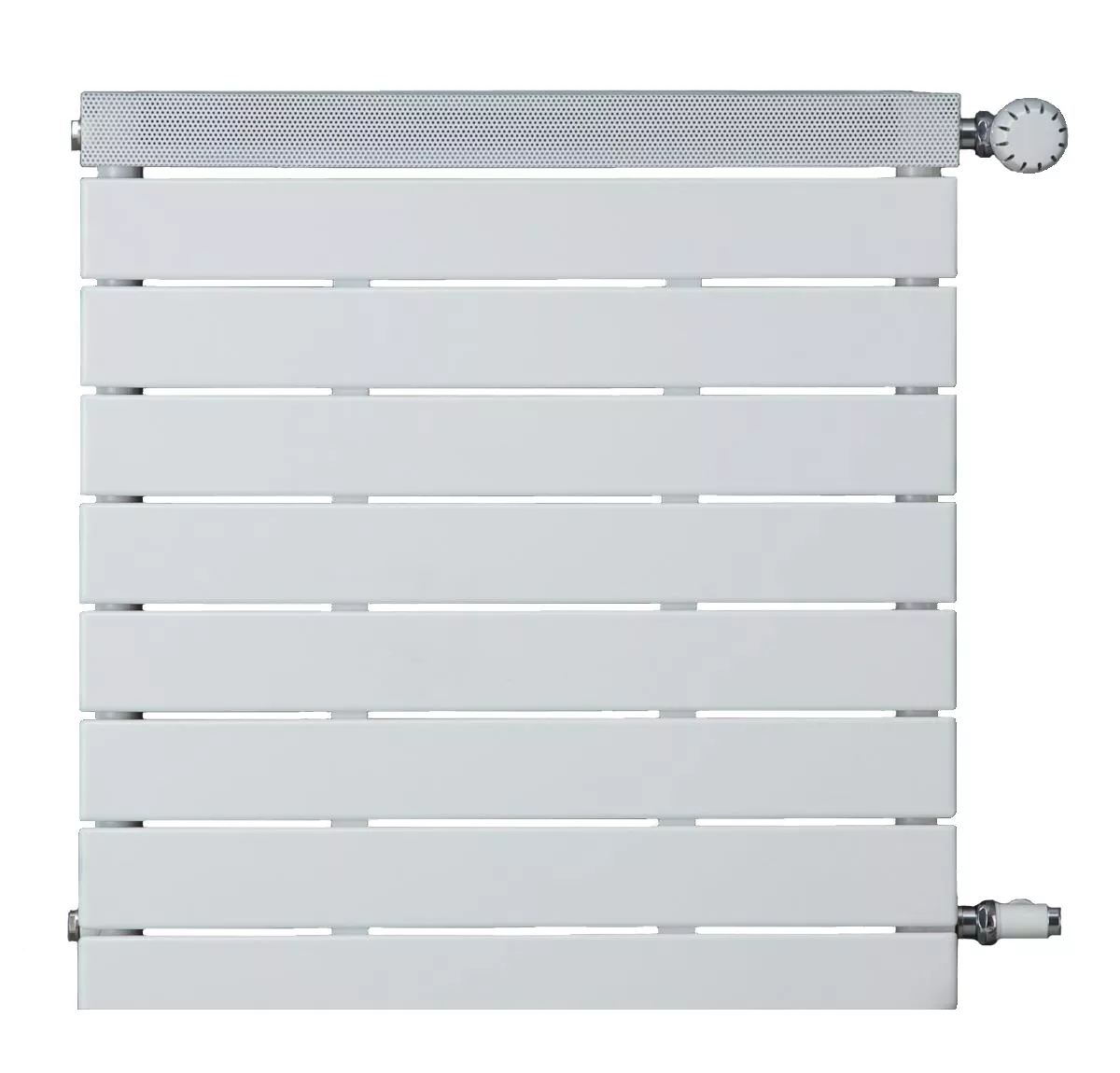 Ximax Design-Heizkörper Bad-Heizkörper Handtuchwärmer Pep 50 x 50 x 6,5 cm 242W Stahl weiss RAL9003