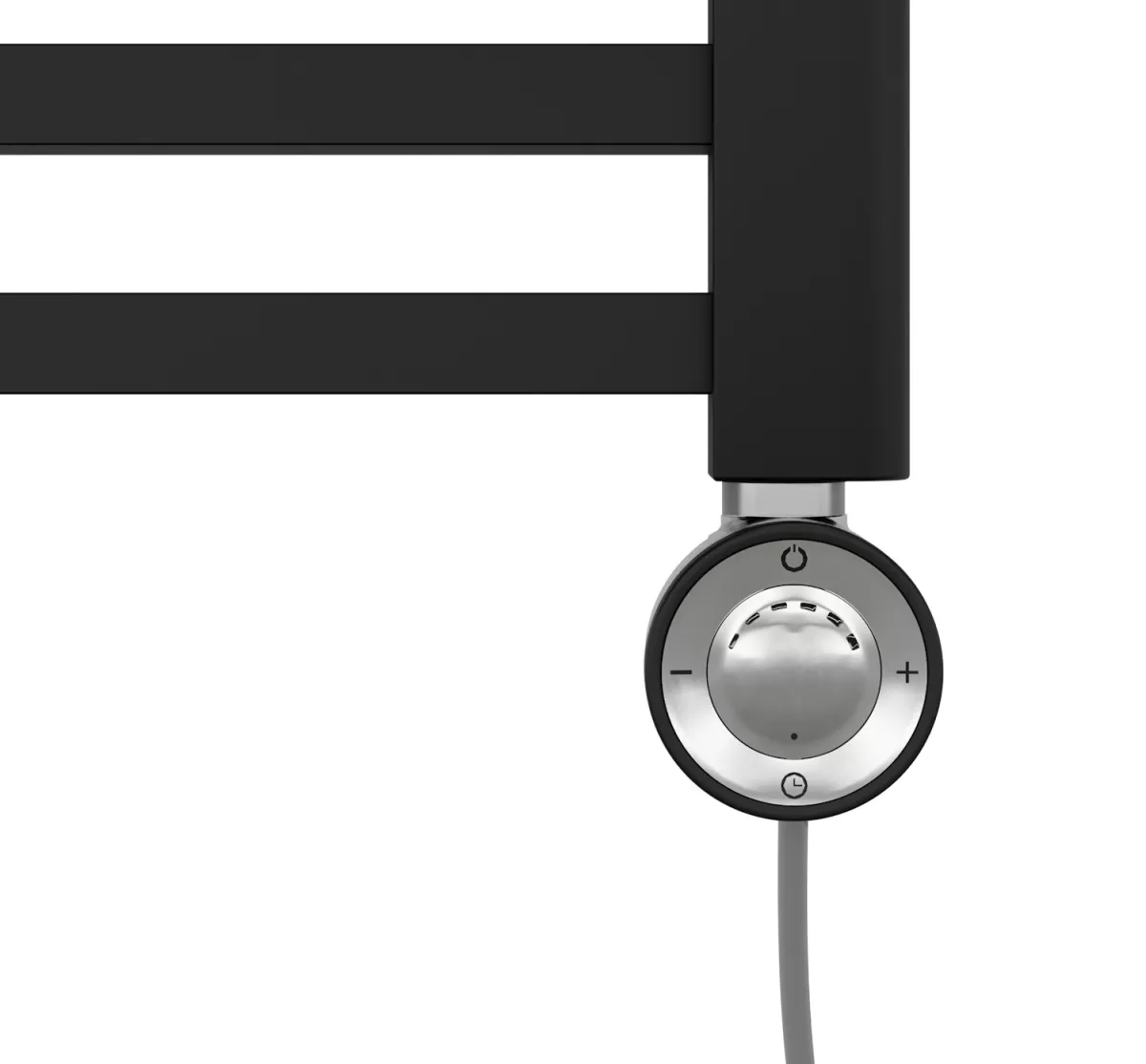 Ximax Design-Heizkörper Zubehör Anschlussarmaturen Heizstab Typ 3.1 mit Thermoelement, integriertem Raumthermostat, Übertemperatursicherung, Schukostecker chrom 600W
