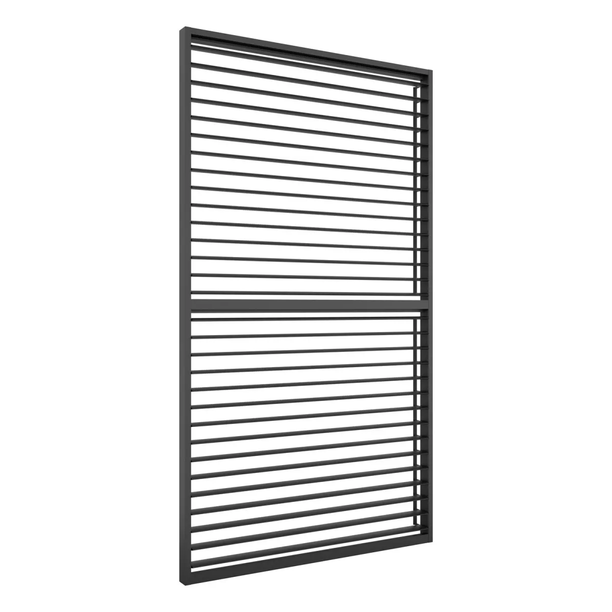 Ximax Pergola Shade Lamellenwand Dunkelgrau 123 cm