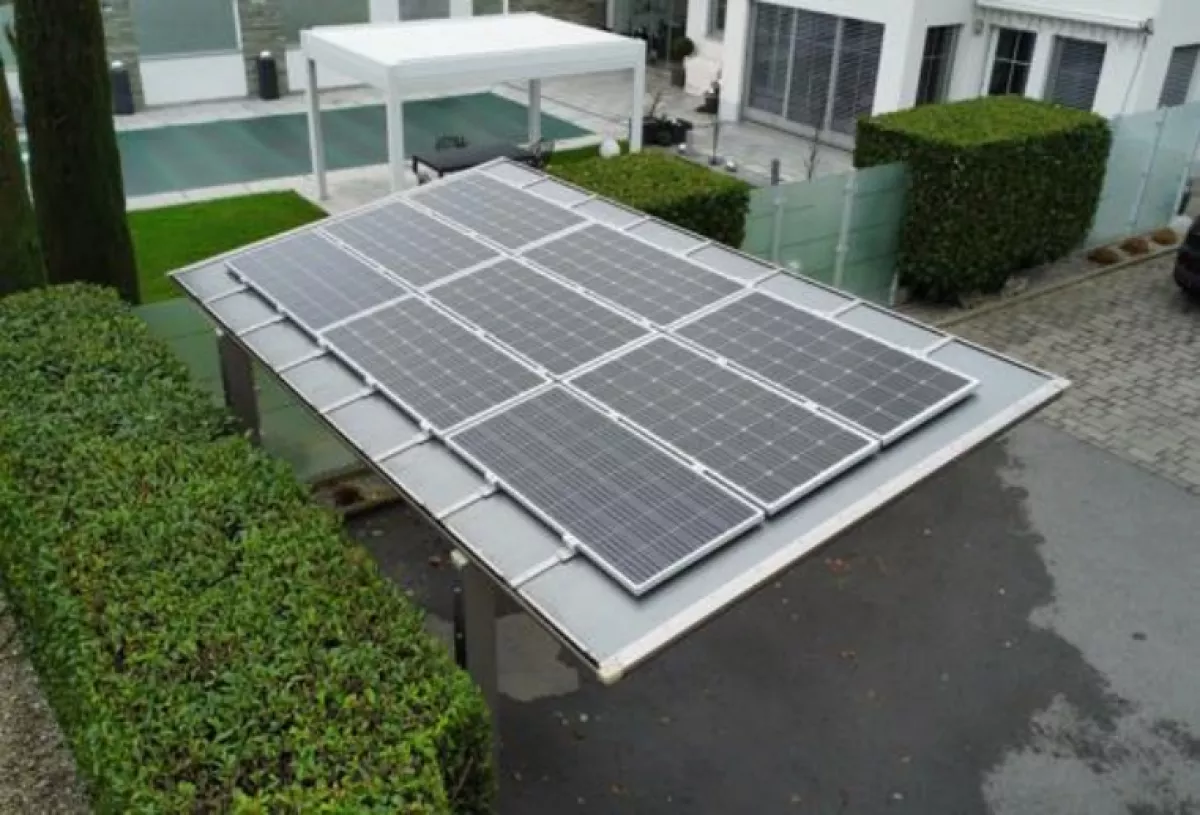Ximax PV Solar-Erweiterungsset zum Nachrüsten für Design-Carport Linea Standardgröße