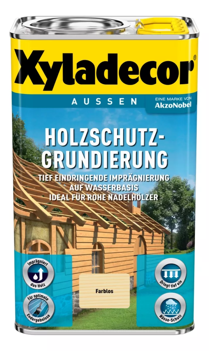Xyladecor Holzschutz-Grundierung 750 ml auf Wasserbasis