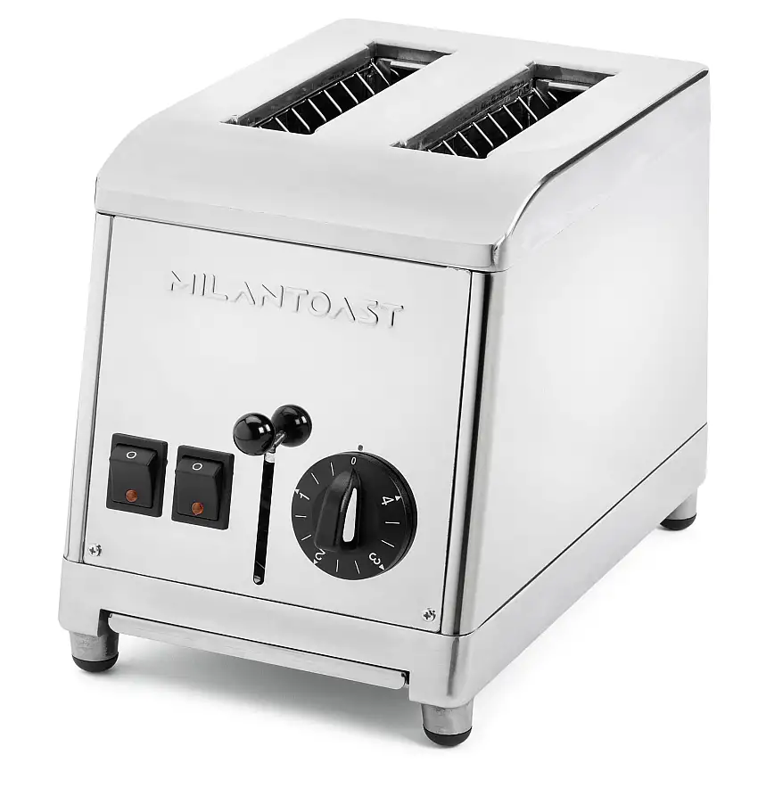 Zweischacht-Toaster Edelstahl